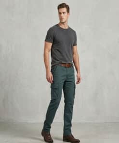 antriko panteloni cargo petrol elastiko